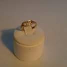 14k Goldplated childrens double heart ring size 3.50