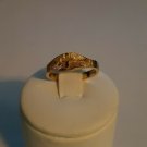 14k Goldplated childrens cross ring size 1.75