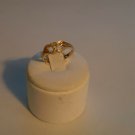 14k Goldplated childrens double heart ring size 5.25
