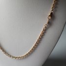 14k goldplated 4mm marnier chain lifetime guarantee warantee