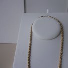 14K Yellow Gold Plated Rope Chain Necklace 5 MM wide lifetime warranty guarantee