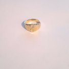 14k Goldplated childrens dollar sign  ring size 2.75