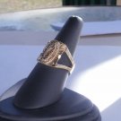 14k White or Yellow Gold plated Our Lady of Guadalupe ring Lifetime warranty