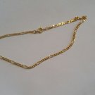 14k Gold plated 2mm Figaro 15 inch necklace  lifetime guarantee warranty