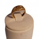 14k Goldplated childrens cz ring size 2