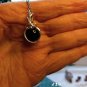 Hand made sterling silver wire wrapped Onyx pendant