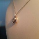 St Michael Rose slide Pendant on 20 inch stainless steel chain with card