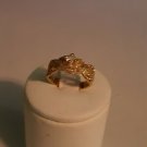 14k Goldplated childrens cz ring size 4.50