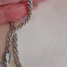 Brand new 14k white gold plated margarita ankle bracelet lifetime warranty usa