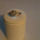 14k white Goldplated childrens says baby ring size 4.75