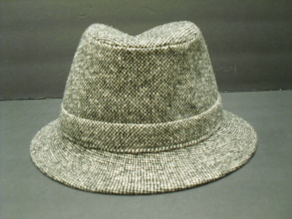 Vintage Woolen Tweed Irish Walking Hat by Jonathan Richard - sz 7-1/4