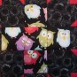 Handmade Owl Print 10" Quilted Hot Pads, Pot Holders, Mug Rugs - Sold in Pairs