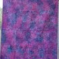 Patchwork Quilt Pieced Throw Jewel Tone Garden Path - Handmade Cotton Batik