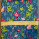 Unique Designs Pillow Case Pink Flamingoes Fits Queen or Standard - Handmade
