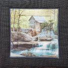 Unique Country Barns #3 Reversible Hot Pad or Mat, Pot Holder, Large - Handmade Cotton