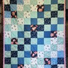 Throw Quilt Colorful Paris Eiffel Tower Theme Design - Handmade Cotton