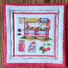 Produce Stand Cherries, Use for Mug Rug, Pot Holder or Casserole Hot Mat