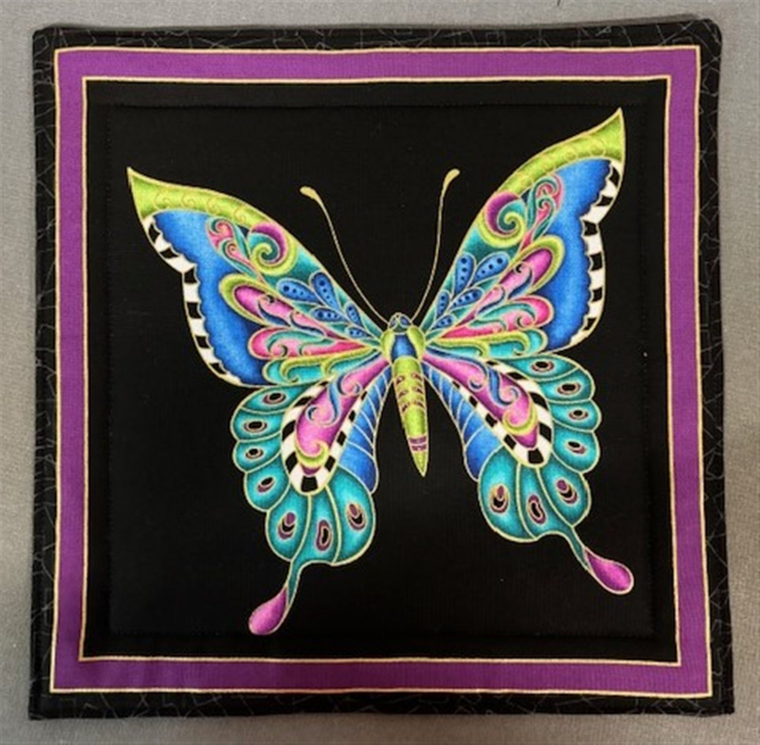 Unique Large Pot Holders Butterfly #1 Hot Pads, Casserole Mat - Bird