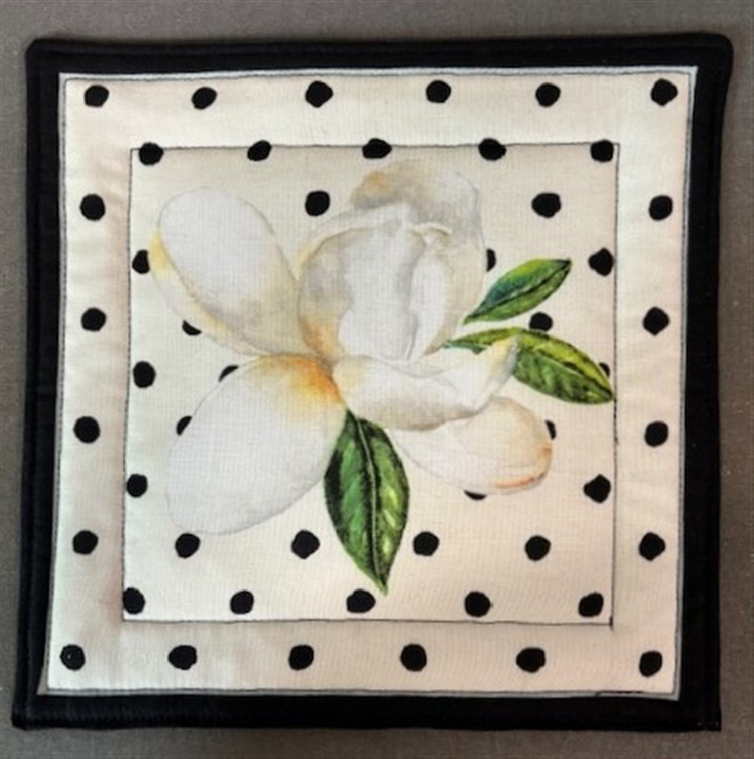 Unique Large Pot Holders Magnolia #3 Hot Pads, Casserole Mat - Bird