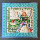 Pot Holder Jim Shore Angel with Bouquet Cotton Casserole Hot Mat, Hot Pad