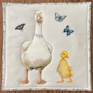 Unique Large Pot Holder Barn, Ducks Hot Pads, Casserole Mat - Handmade Set of 2