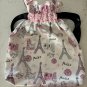 Drawstring Bag Paris Print Waterproof Lining for Food, Swimsuit, Cosmetics, Diapers, Travel