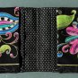 Bright Floral Card Holder for Credit Cards, Gift Cards, Driver s License, I.D. Cards, Cash