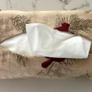 Pocket Tissue Holder Handmade Cardinals, Handbag, Travel, Gift, Car, Backpack