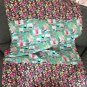 Quilt - Colorful Cotton Throw, Black Cats and White Cats in Windows and Gardens