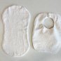 Handmade Baby Bib and Burp Cloth Gift Set, Cotton and Terry Cloth - Disney Princess
