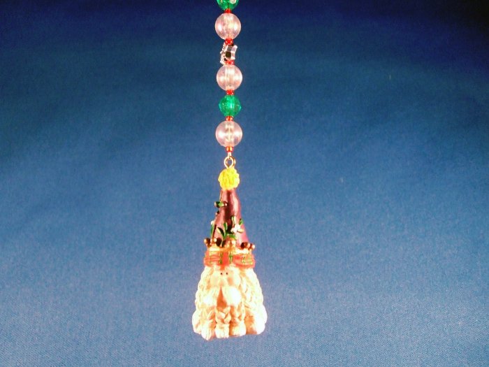 Santa Ceiling Fan Pull with Star Hand Crafted