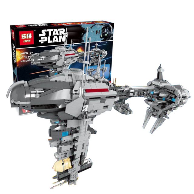 Lepin 05083 REDEMPTION NEBULON B ESCORT FRIGATE Star Plan Series block ...