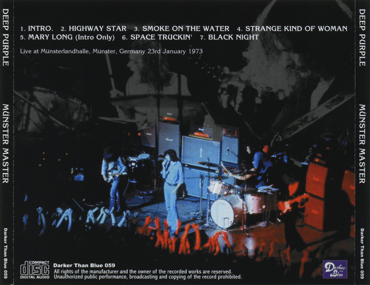 Deep Purple CD - Munster Master 1973