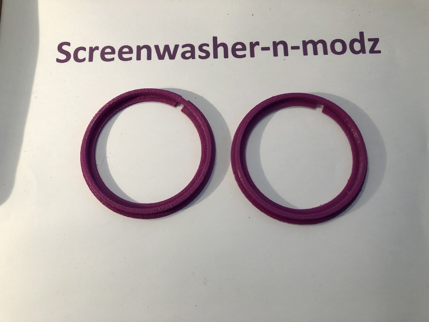 Fiesta st180 halo ring 70 mm insert purple