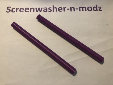 Tie Bar Rod, Splitter Strut 200mm support covers Purple