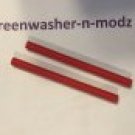 Tie Bar Rod, Splitter Strut 150mm support covers Red