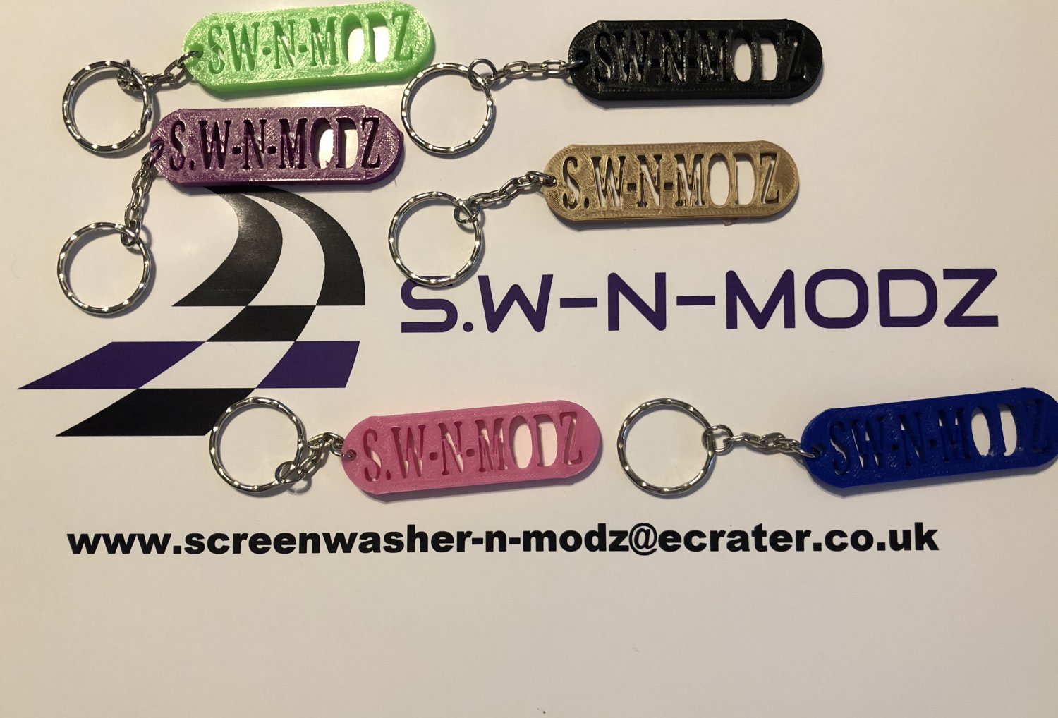 SW-N-MODZ Keyrings any colour