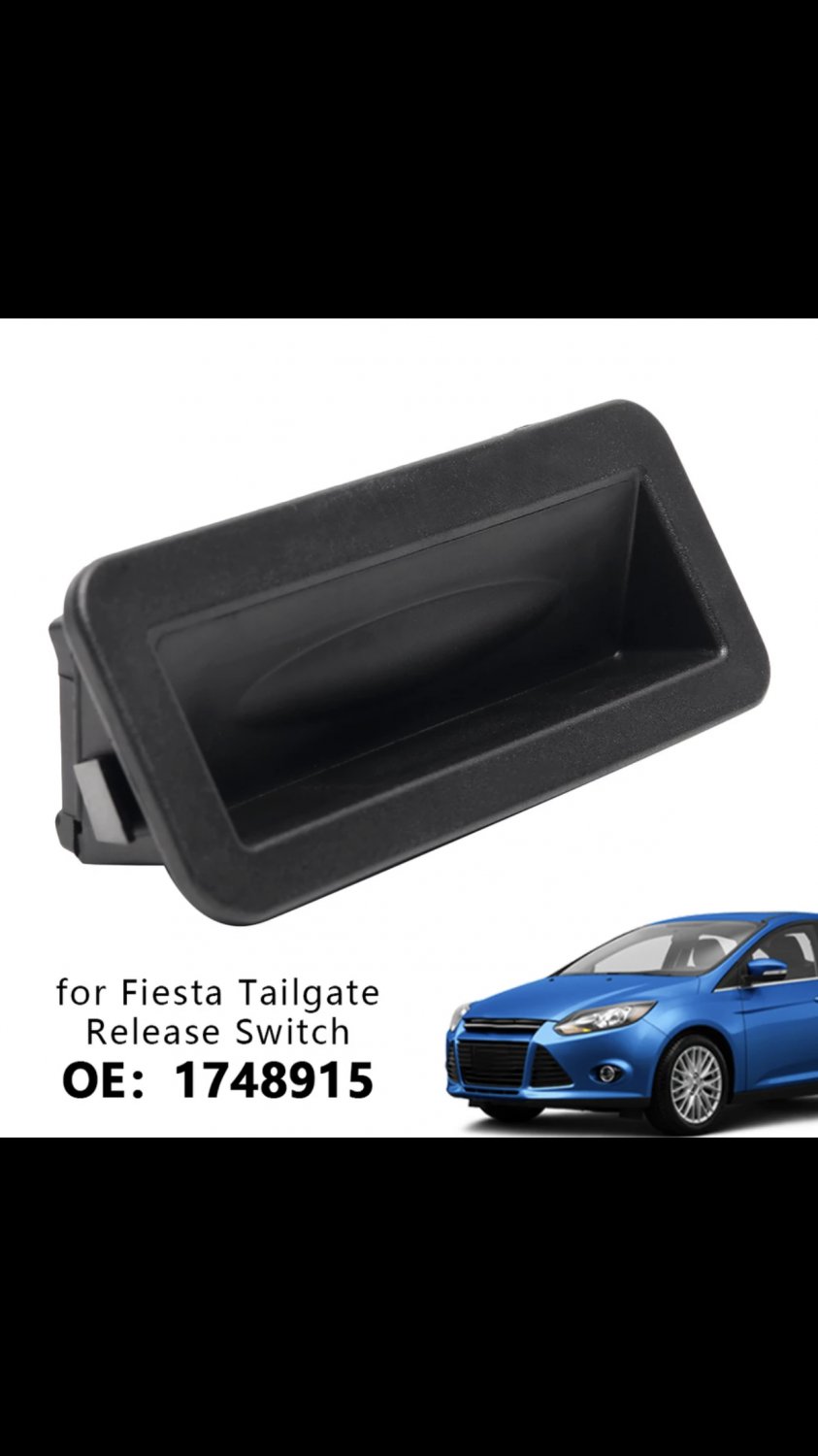 Tailgate Boot Lid Release Switch Button For Ford Fiesta MK7 20082017