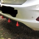 Fiesta mk8 lower diffuser fins many colours