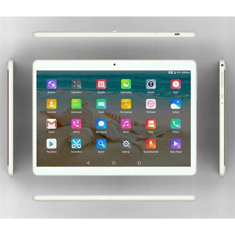 10.1 Inch Tablet PC Dual Sim Phone Pad Tablet PC Phablet with EU Plug (Golden 2+