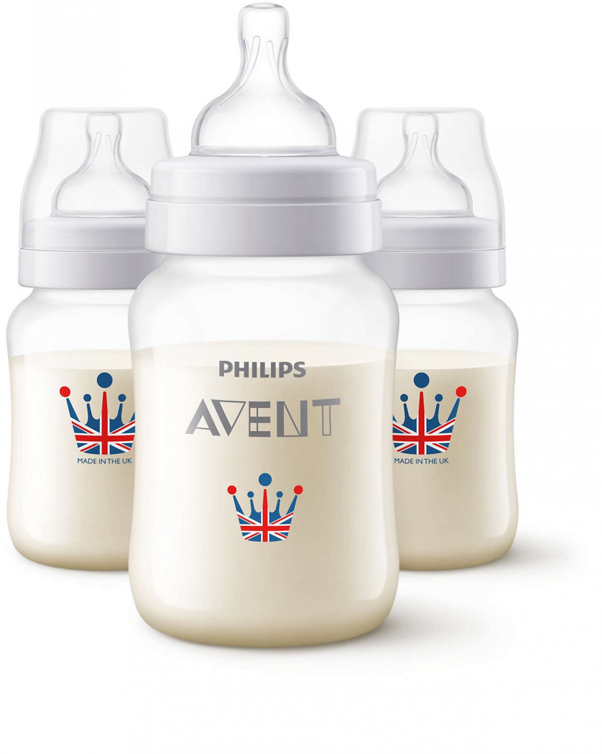 Philips Avent SCF573/35 Royal Classic+ AirFlex 260ml/9oz. 3-Pack Bottles