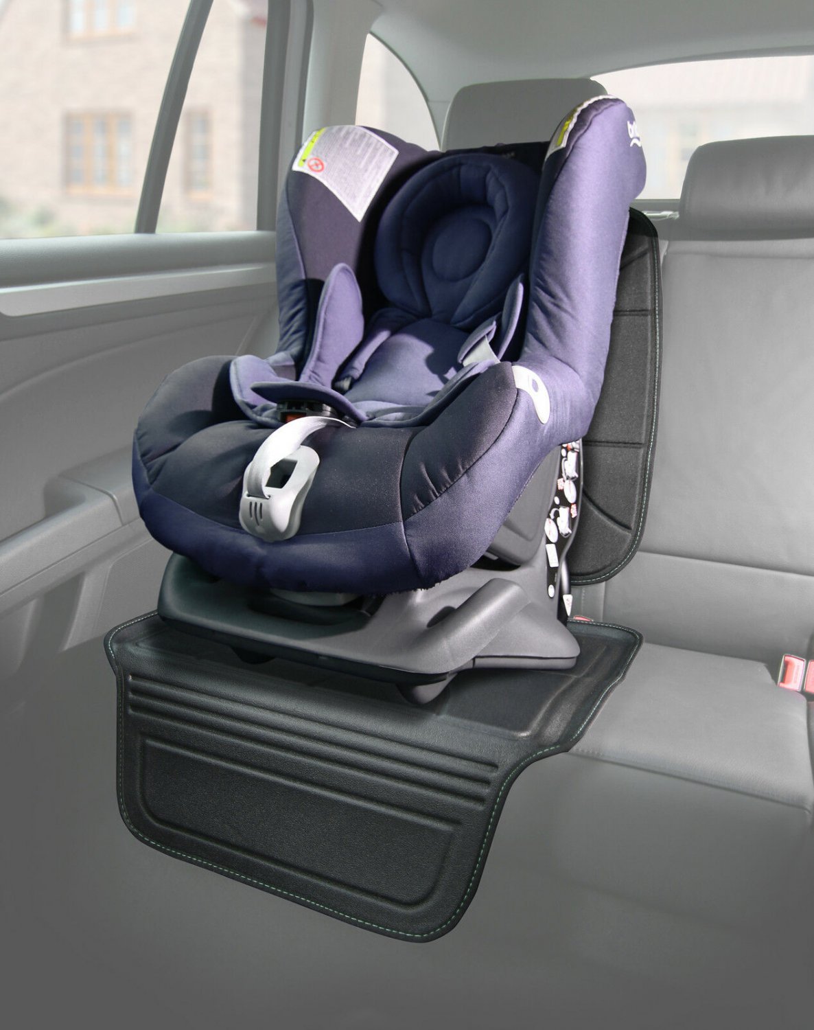 Venture Two Stage / 2 Piece Car Seat Saver / Protector Black