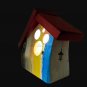 Little house nightlight, wooden table lamp, night light, LED nightlight