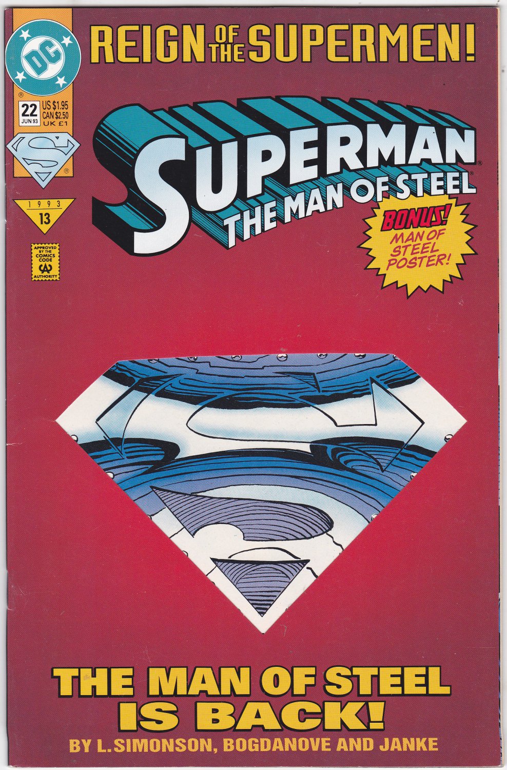 Superman: The Man of Steel #22