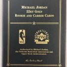 MICHAEL JORDAN 22 KT GOLD ROOKIE CAREER SET
