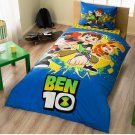 BEN 10 TEN CARTOON CHARACTER SINGLE TWIN 100% COTTON DUVET COVER QUILT COVER BEDDING SET
