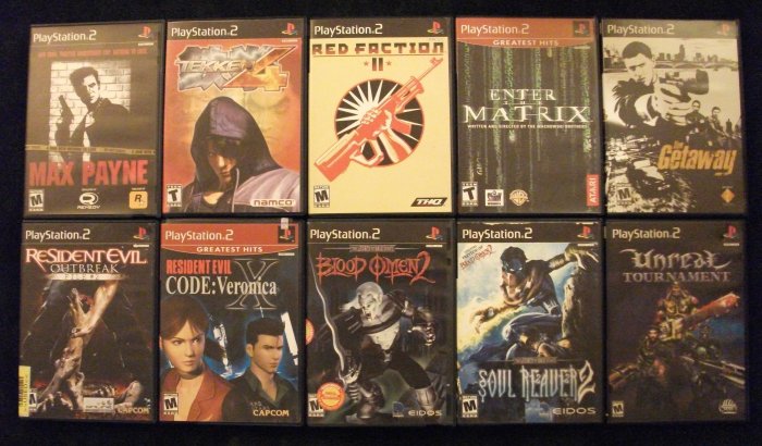 10 PlayStation 2 Games Soul Reaver 2, Resident Evil, Tekken, Unreal And More