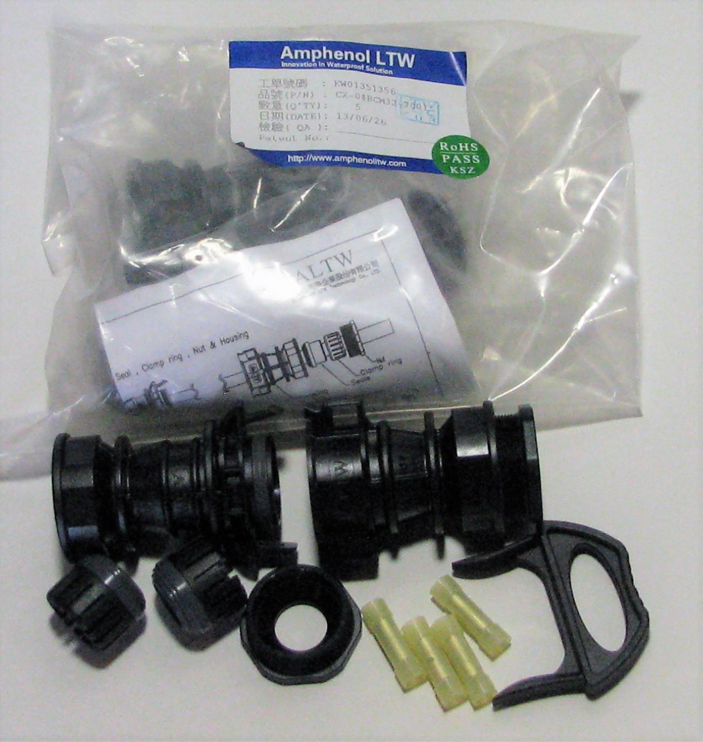 AC Trunk Cable Joiner Splice Kit for PowerOne Micro Inverter Systems