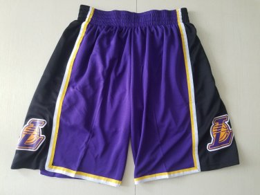 purple lakers shorts