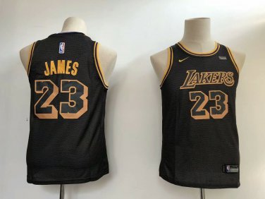 black lebron lakers jersey youth